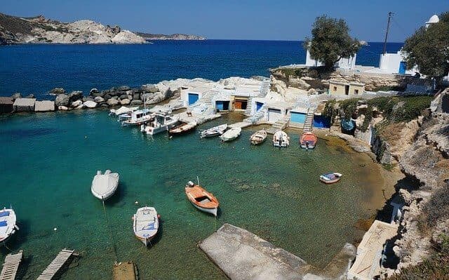 milos, greece