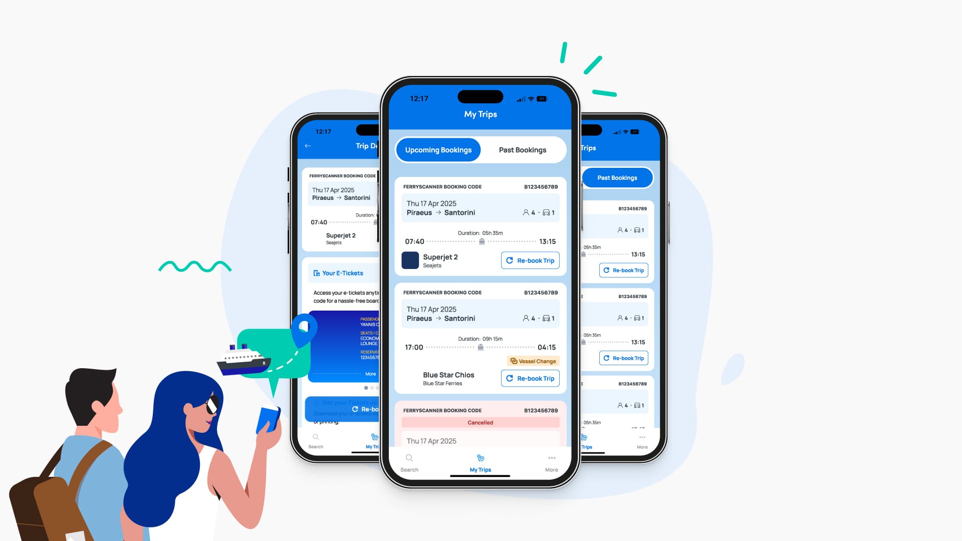 Three examples of the 