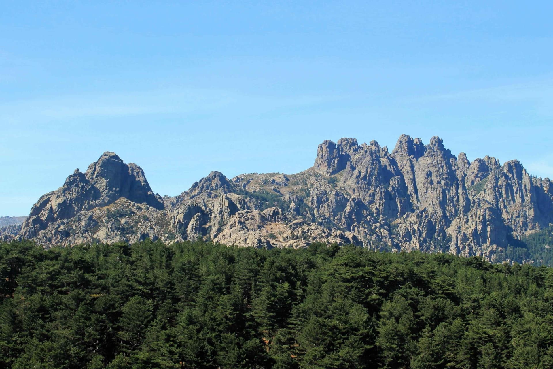 Aiguilles de Bavella en Corse