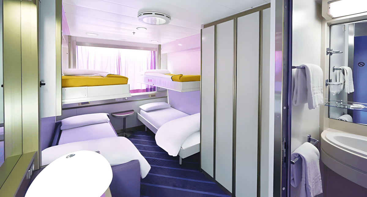 Cabine familiale Corsica Ferries