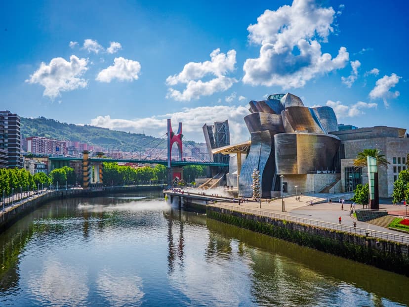 Bilbao is home to the iconic Guggenheim Museum Bilbao, a striking ...