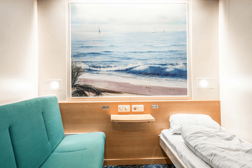 Cabin without window (WC, 淋浴)