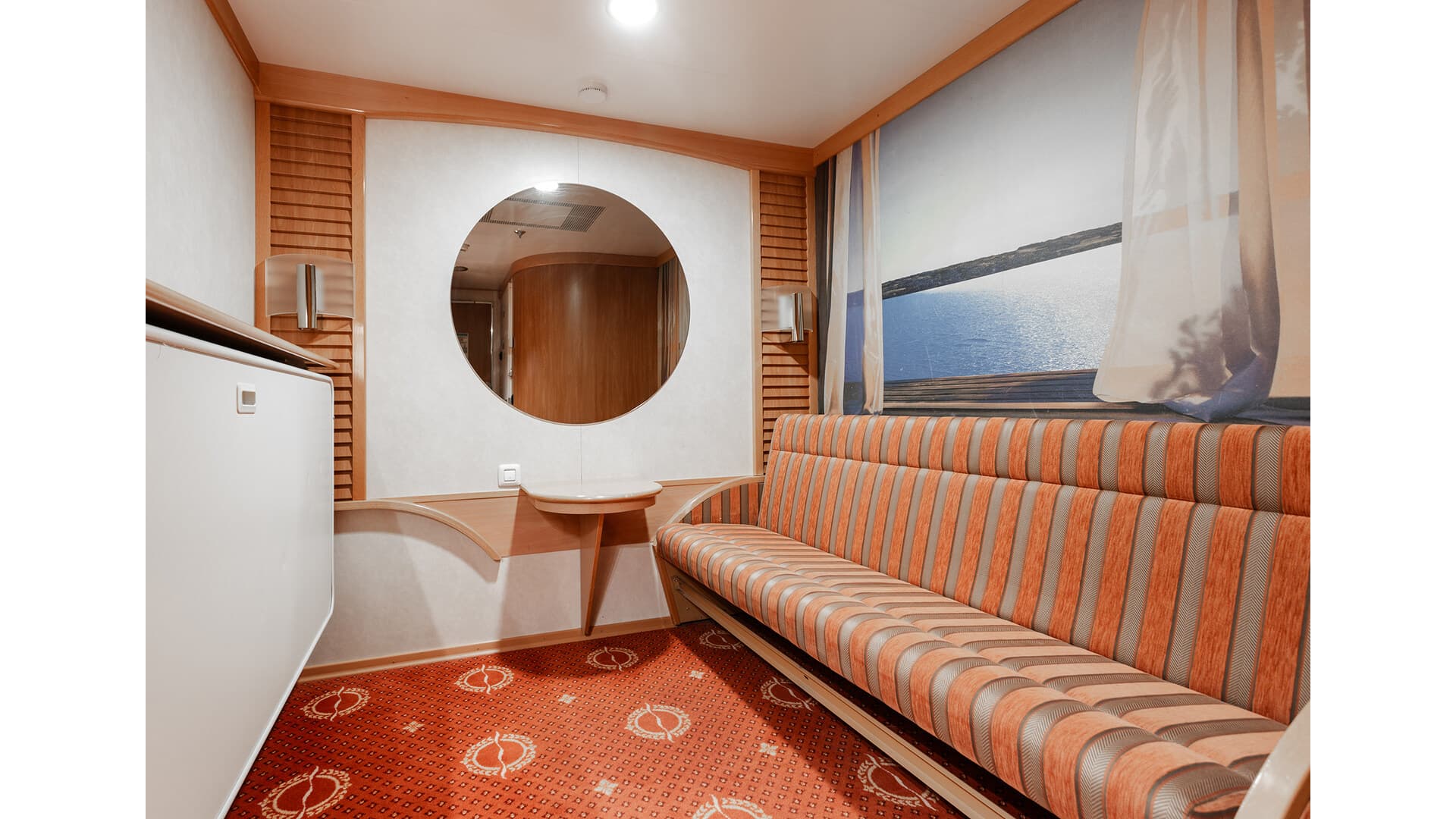Camarote sin ventana (Aseo, Ducha, Televisión, Airdryer, Air-condition, Teléfono, Single beds, Camas bajas, cubierta 7, Deck 2, cubierta 8, cubierta 9, Deck 4)