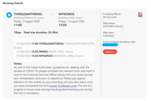 Minoan Lines Check-in 1