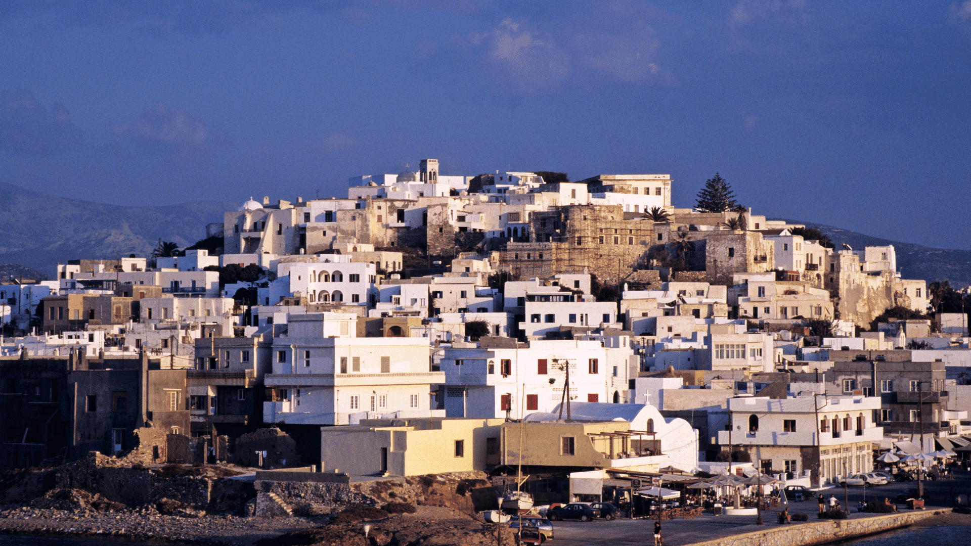 A photo of Naxos Island.