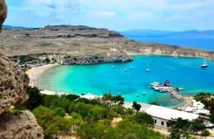 Strand auf der griechischen Insel Rhodos