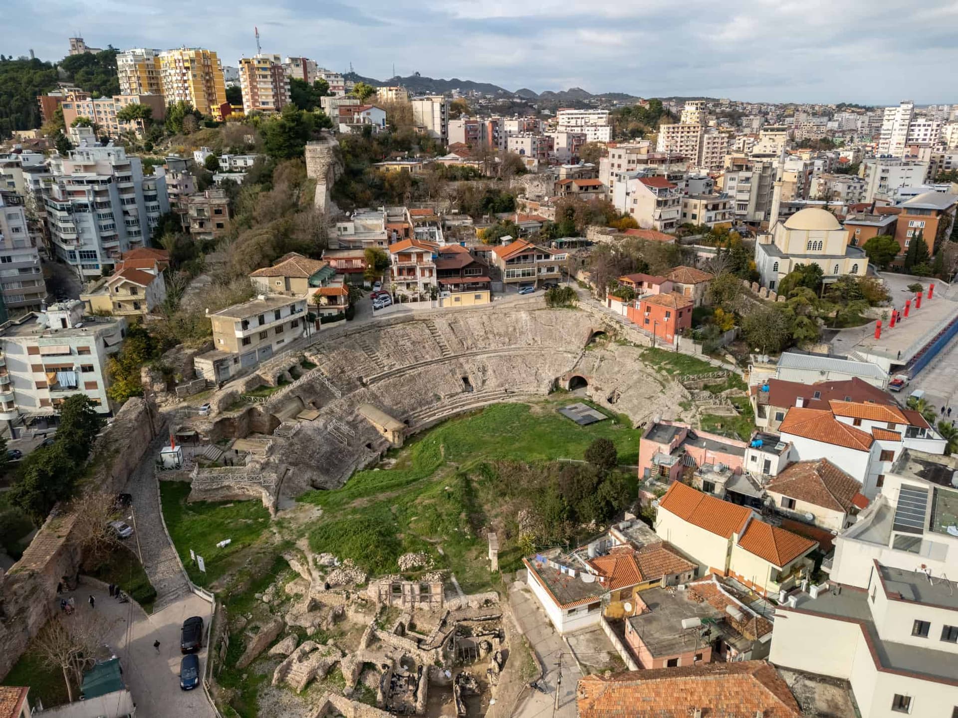 Amphitheatre of Durres from the 2nd century.