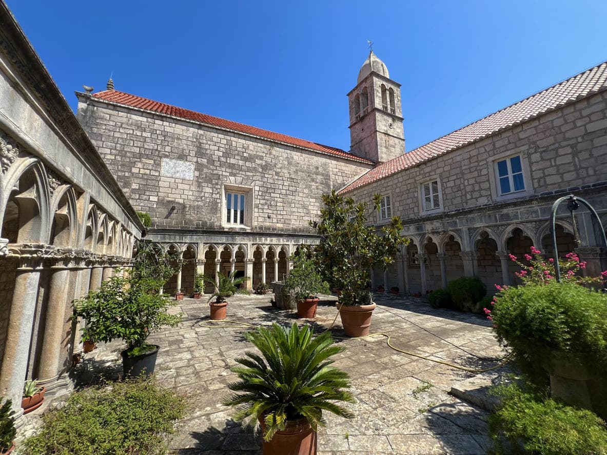 Franjevački samostan na otoku Badiji u blizini otoka Korčule.