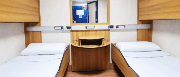 Cabin without window (WC, 淋浴)