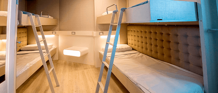 Cabin without window (WC)